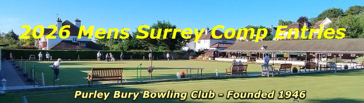 2026 Mens Surrey Comp Entries