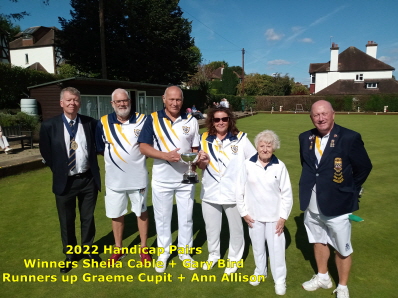 2022 Handicap Pairs