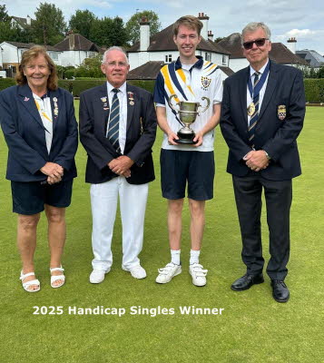 Handicap singles Winner