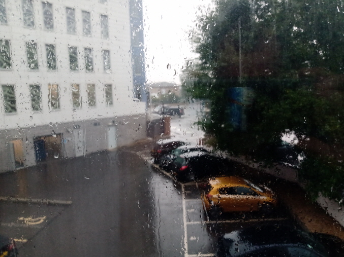 We did get some rain on tour